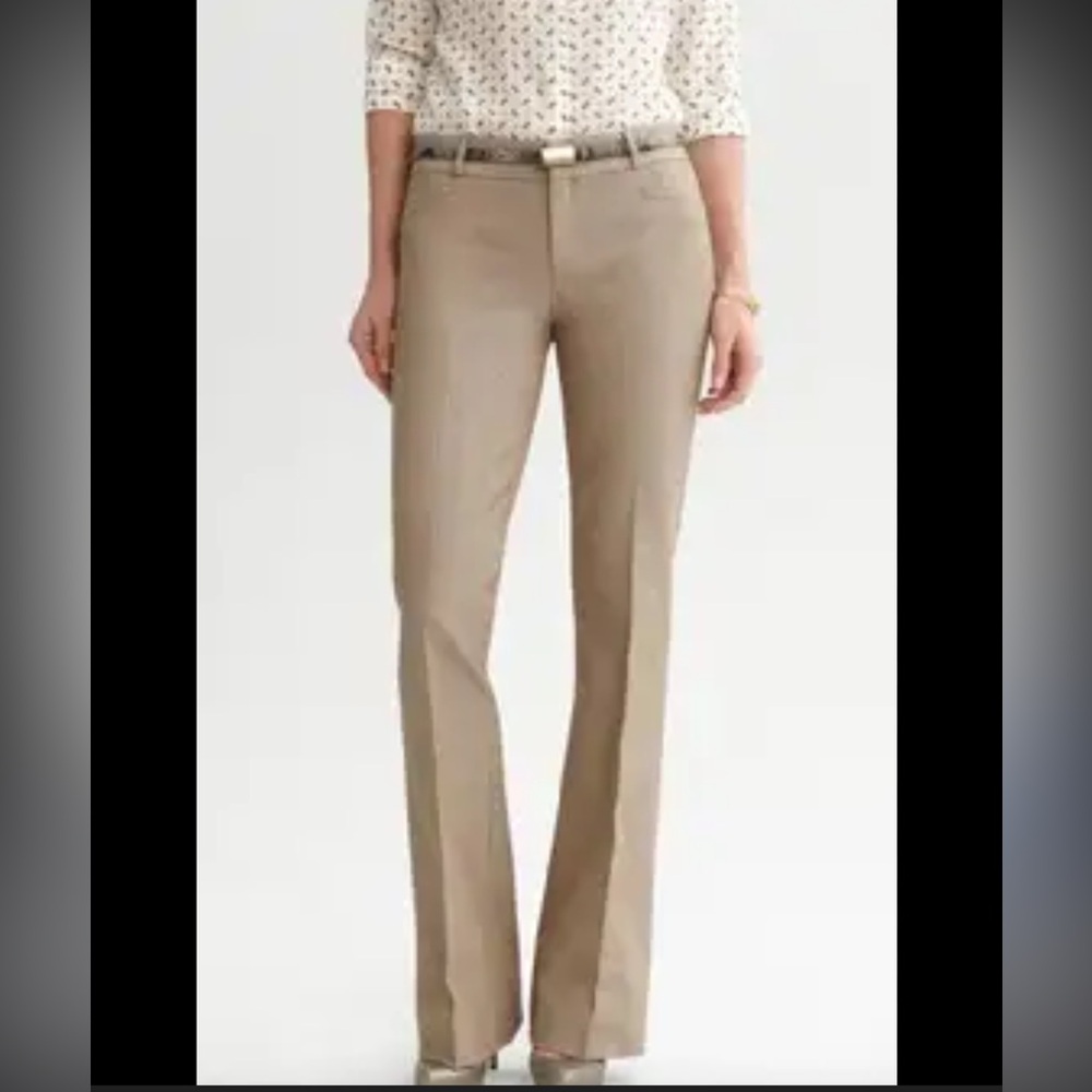 Banana Republic Women's Beige Flare Pants